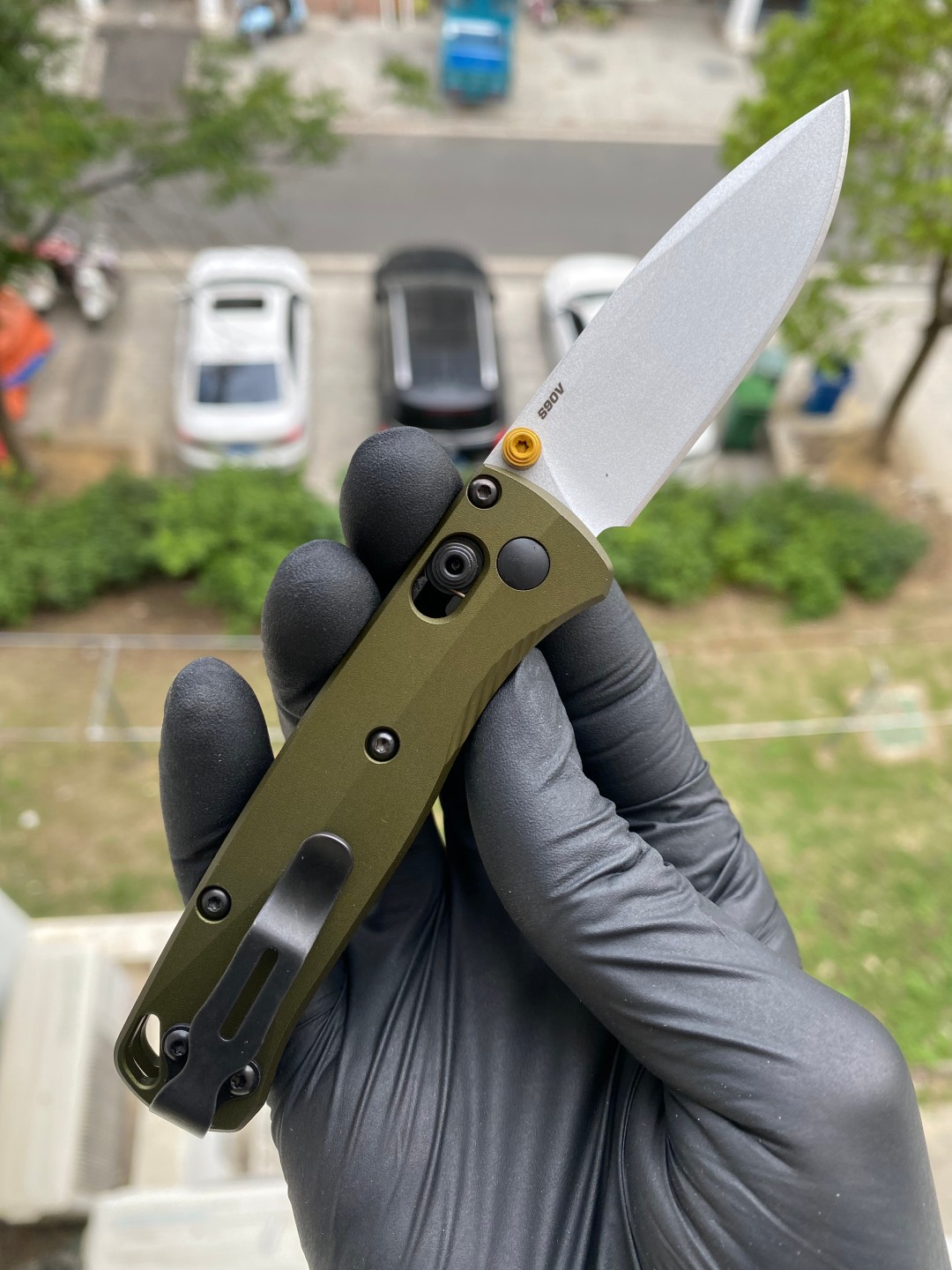 Benchmade Mini Bugout CPM-S90V钢 铝合金柄 533SL-10 林地绿 2599