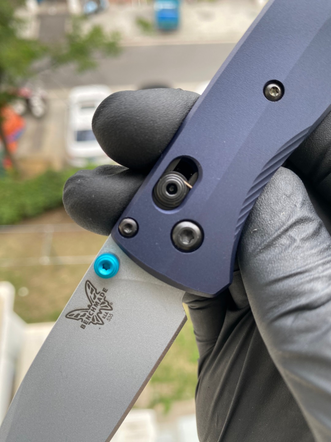 Benchmade Bugout CPM-S90V钢 铝合金柄 535SL-13 蓝色 2650