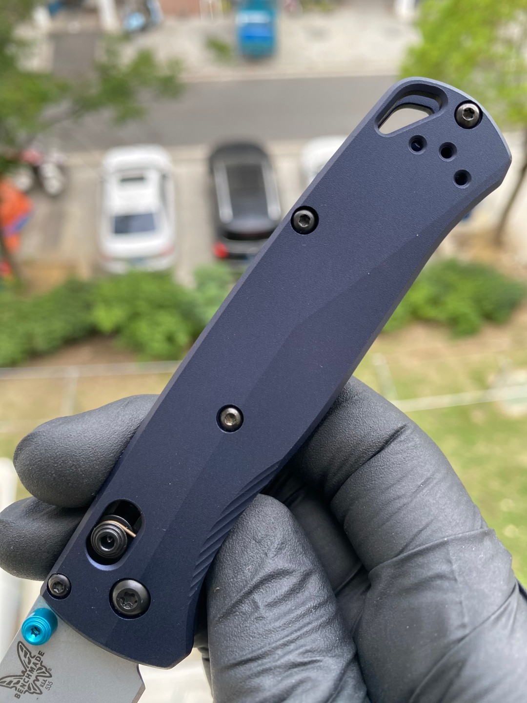 Benchmade Bugout CPM-S90V钢 铝合金柄 535SL-13 蓝色 2650