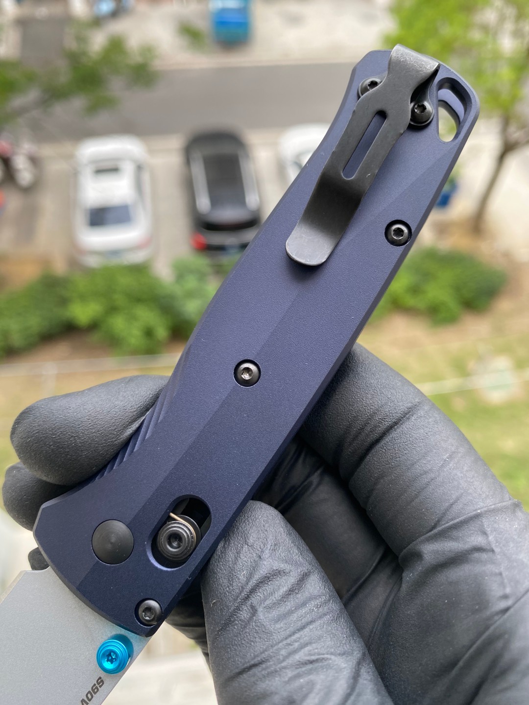 Benchmade Bugout CPM-S90V钢 铝合金柄 535SL-13 蓝色 2650