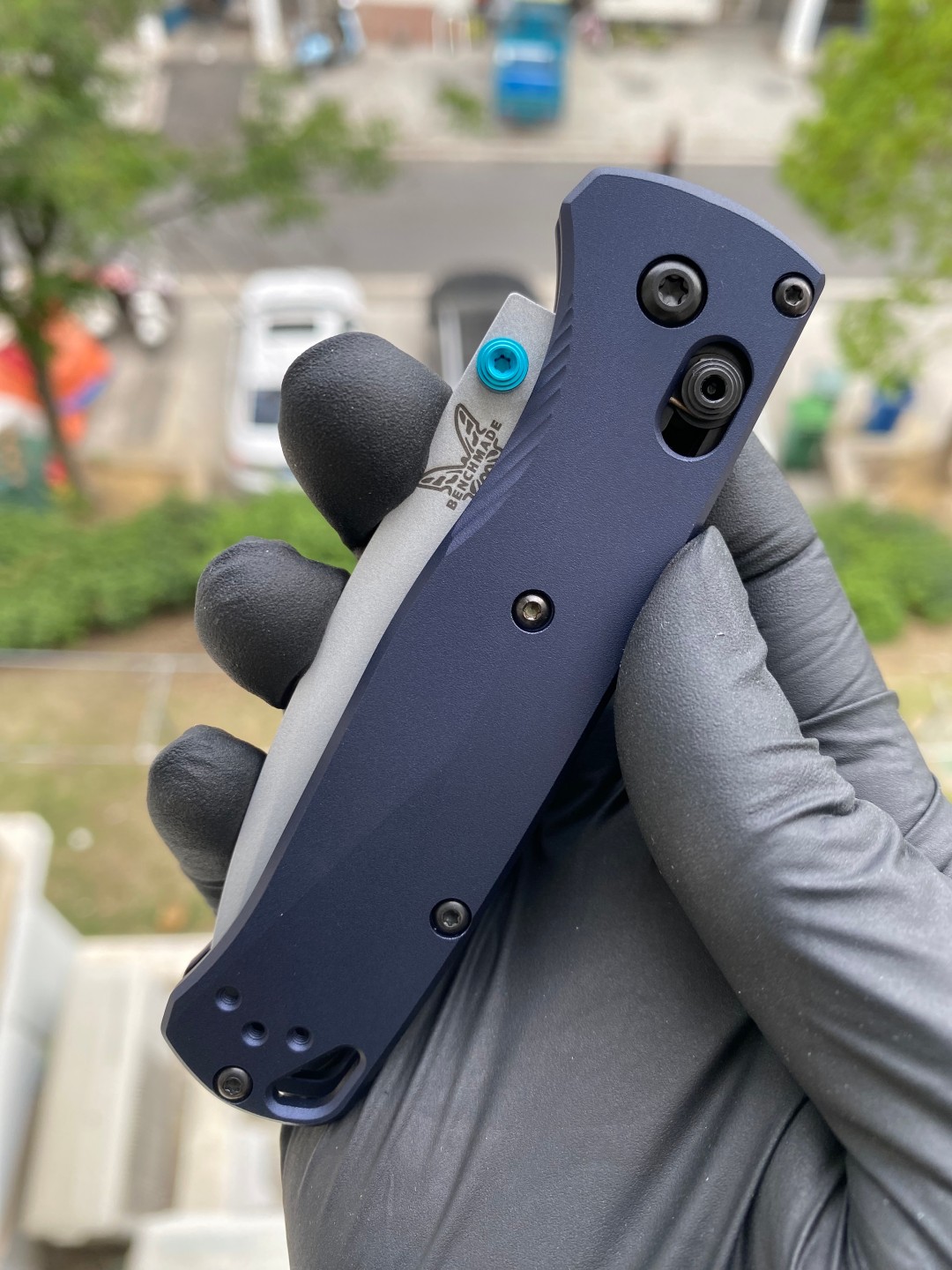 Benchmade Bugout CPM-S90V钢 铝合金柄 535SL-13 蓝色 2650