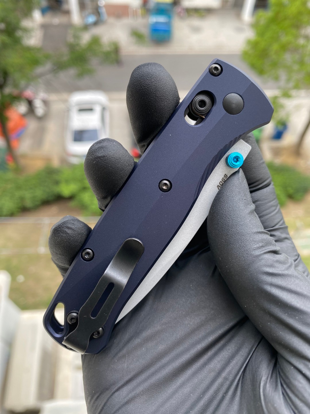 Benchmade Bugout CPM-S90V钢 铝合金柄 535SL-13 蓝色 2650