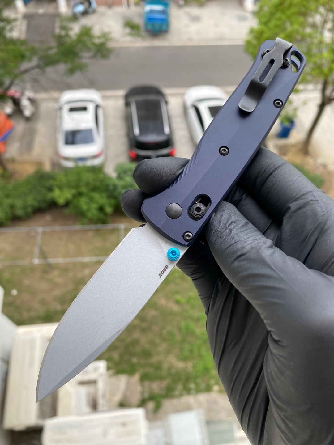 Benchmade Bugout CPM-S90V钢 铝合金柄 535SL-13 蓝色 2650