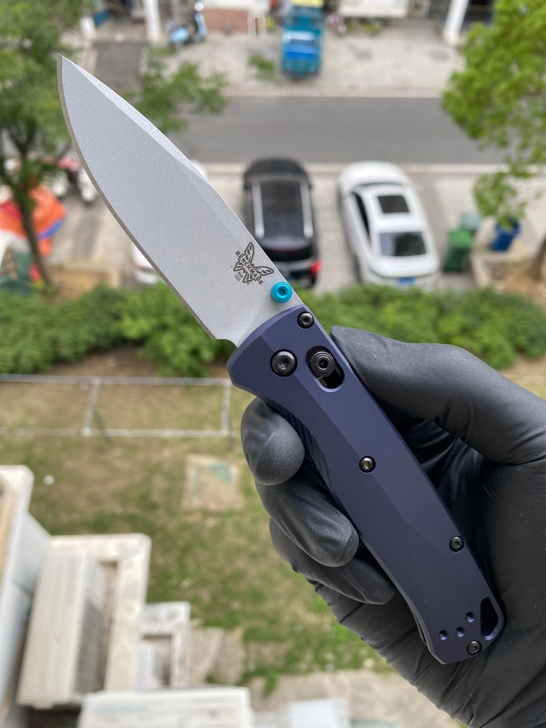 Benchmade Bugout CPM-S90V钢 铝合金柄 535SL-13 蓝色 2650