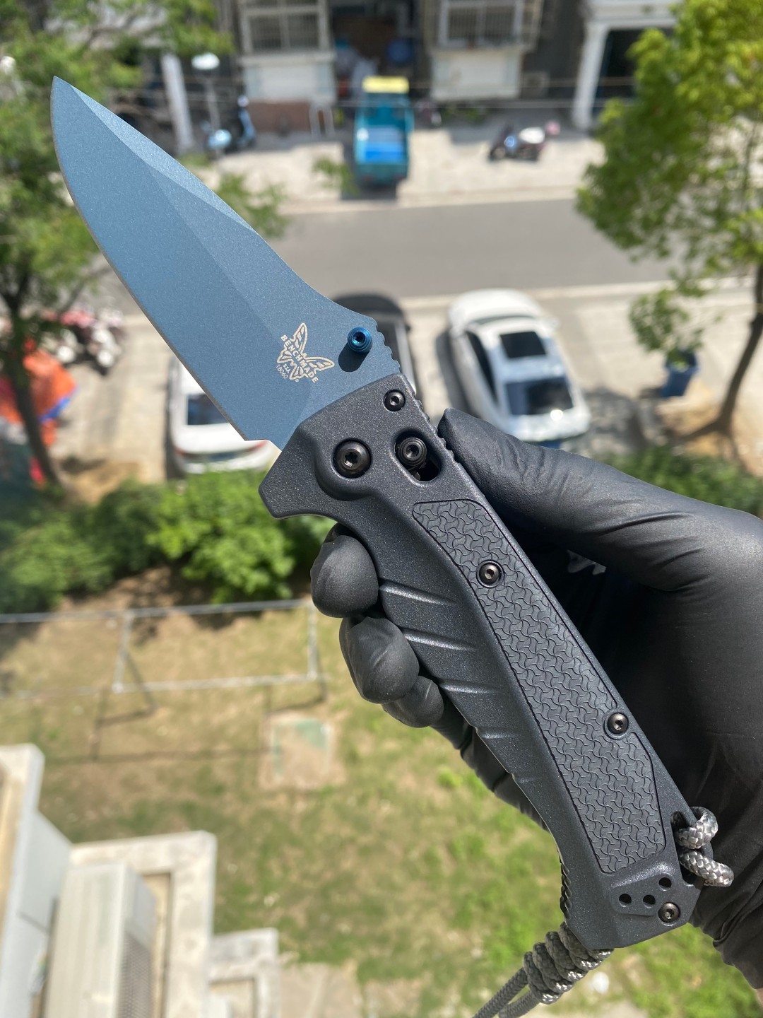 Benchmade Water Adira AXIS CPM-MagnaCut钢 Grivory 手柄18060BT-01  蓝色 1999