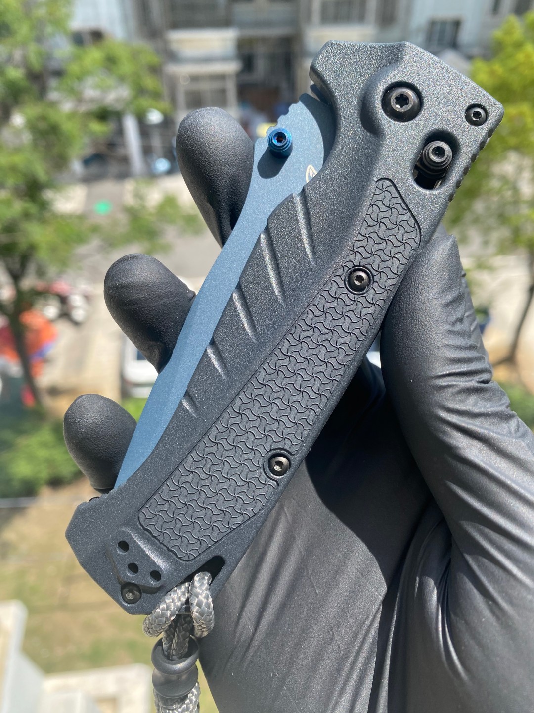 Benchmade Water Adira AXIS CPM-MagnaCut钢 Grivory 手柄18060BT-01  蓝色 1999