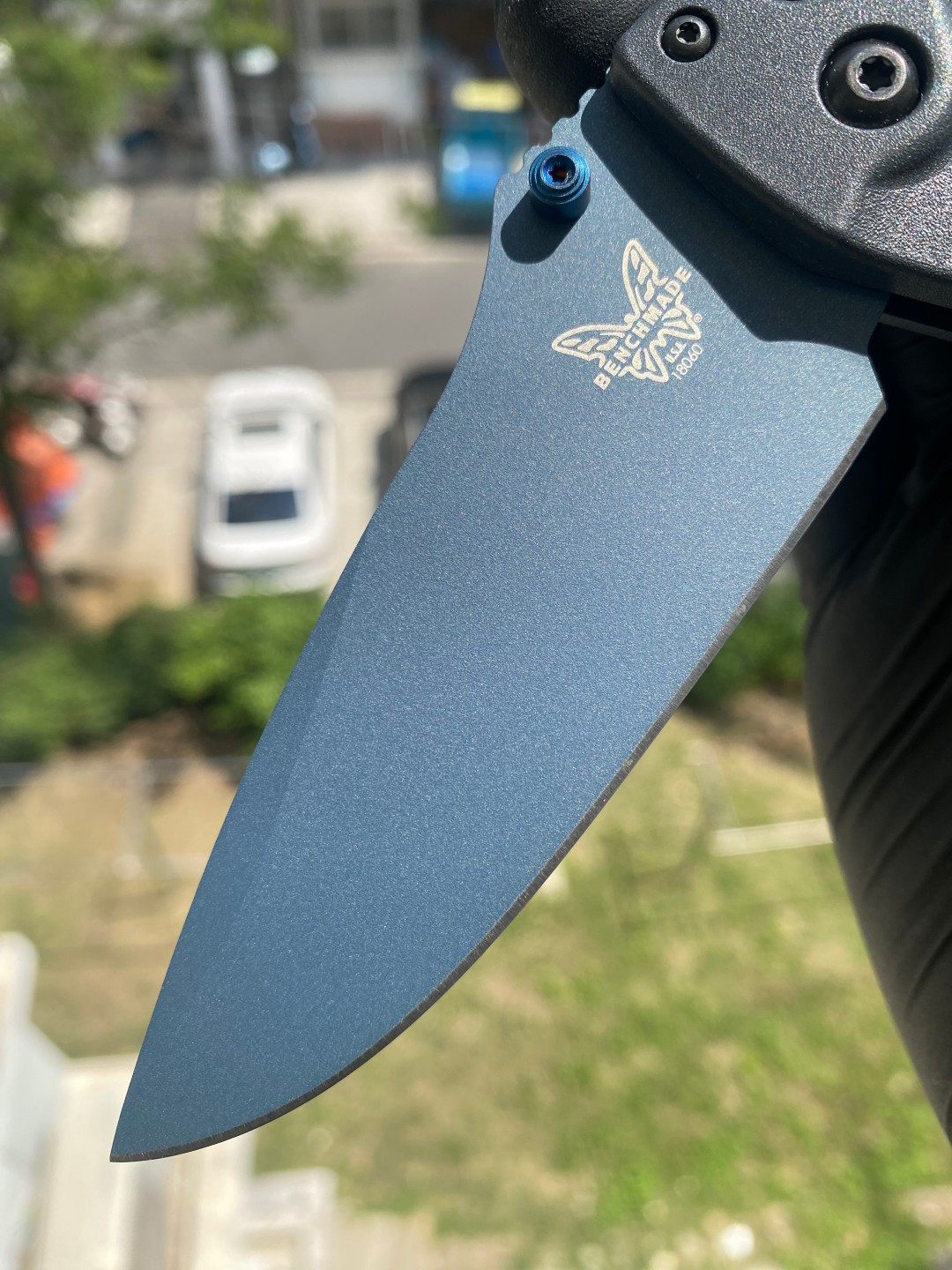 Benchmade Water Adira AXIS CPM-MagnaCut钢 Grivory 手柄18060BT-01  蓝色 1999
