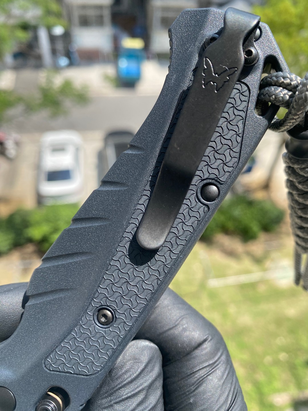 Benchmade Water Adira AXIS CPM-MagnaCut钢 Grivory 手柄18060BT-01  蓝色 1999