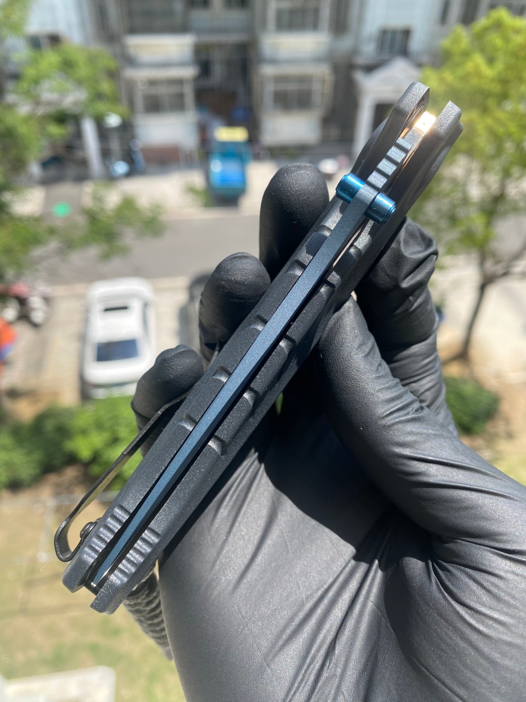 Benchmade Water Adira AXIS CPM-MagnaCut钢 Grivory 手柄18060BT-01  蓝色 1999