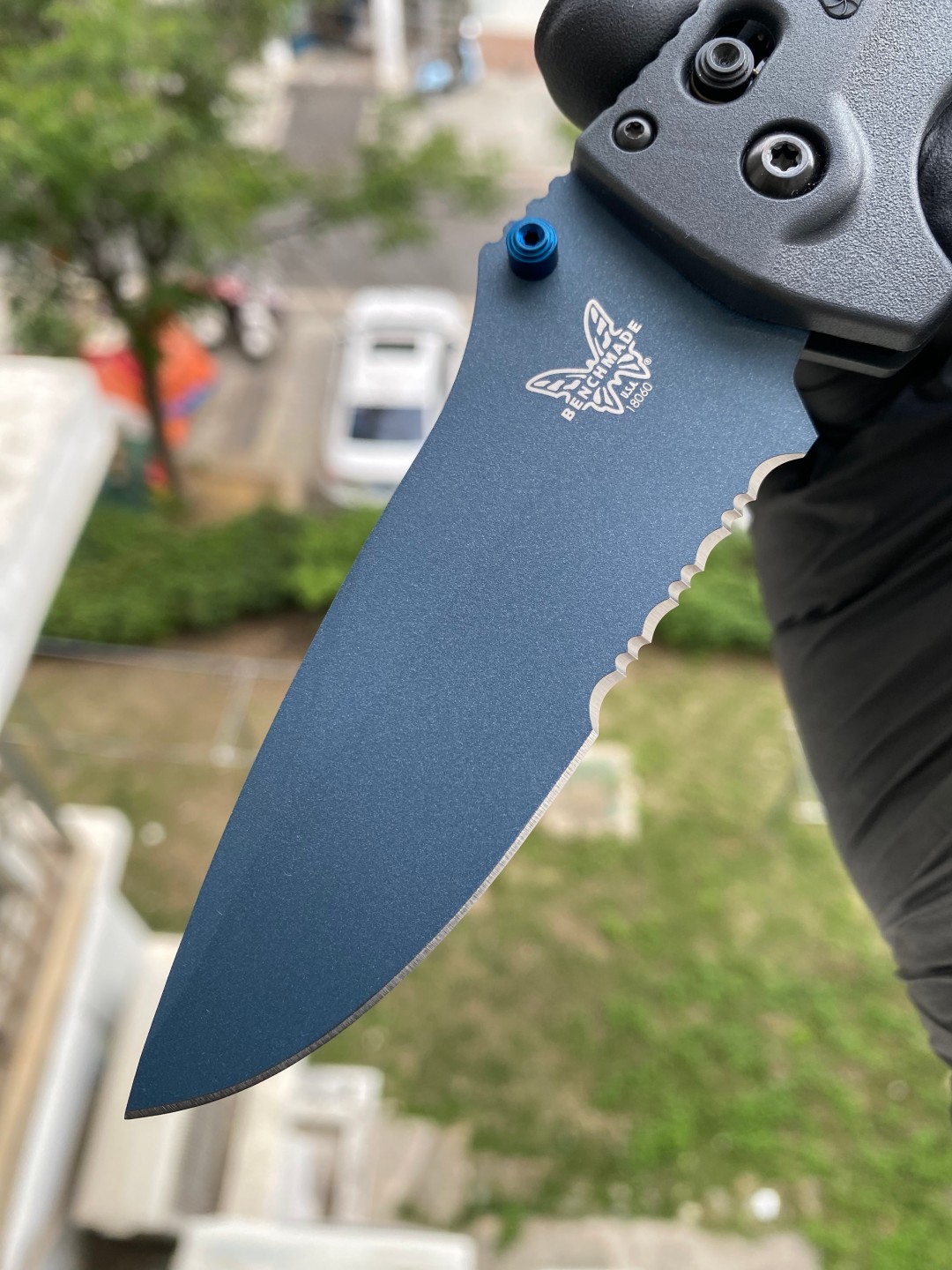 Benchmade Water Adira AXIS CPM-MagnaCut钢 Grivory 手柄 18060SBT-01  蓝色 2149