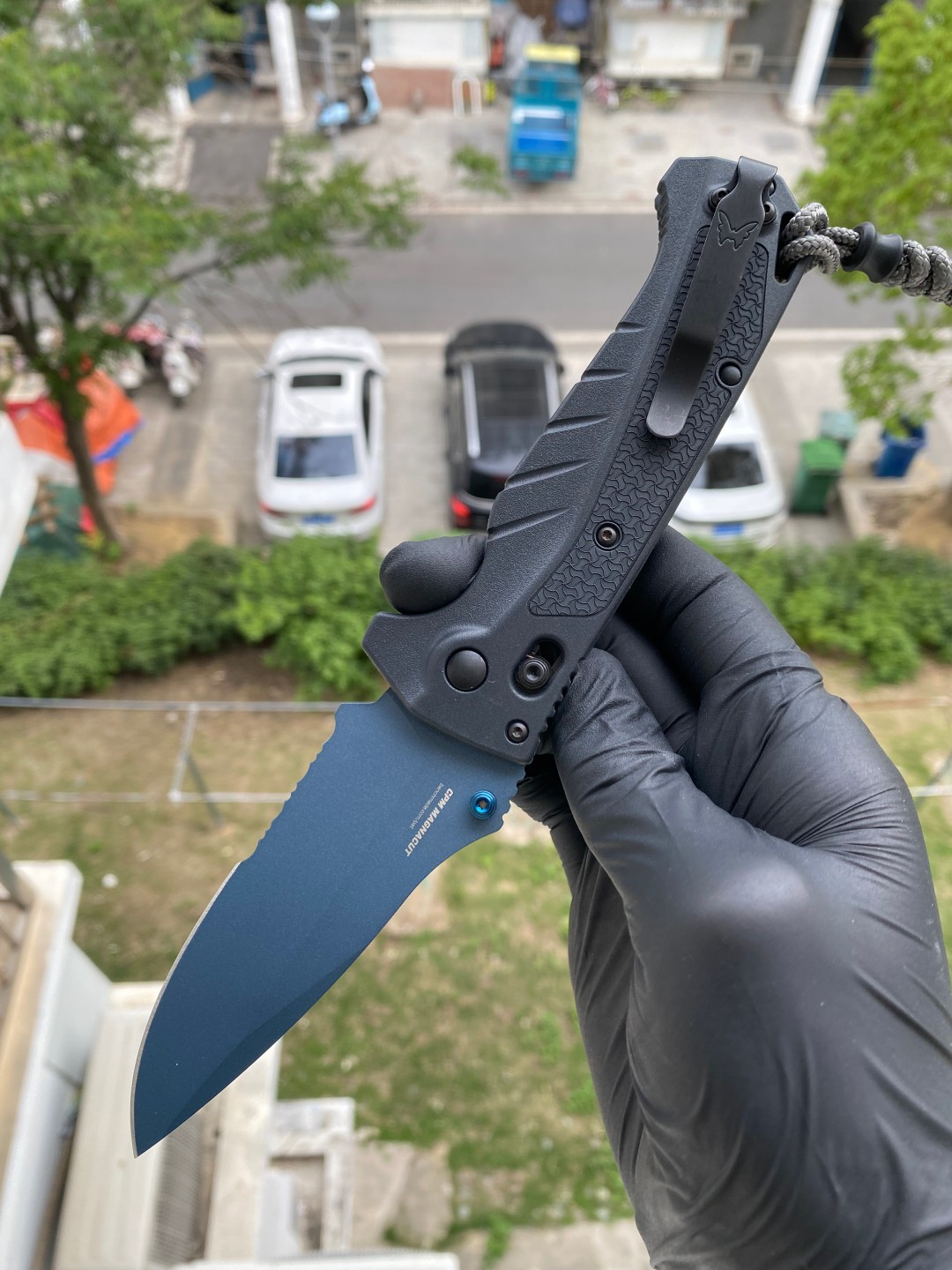 Benchmade Water Adira AXIS CPM-MagnaCut钢 Grivory 手柄 18060SBT-01  蓝色 2149