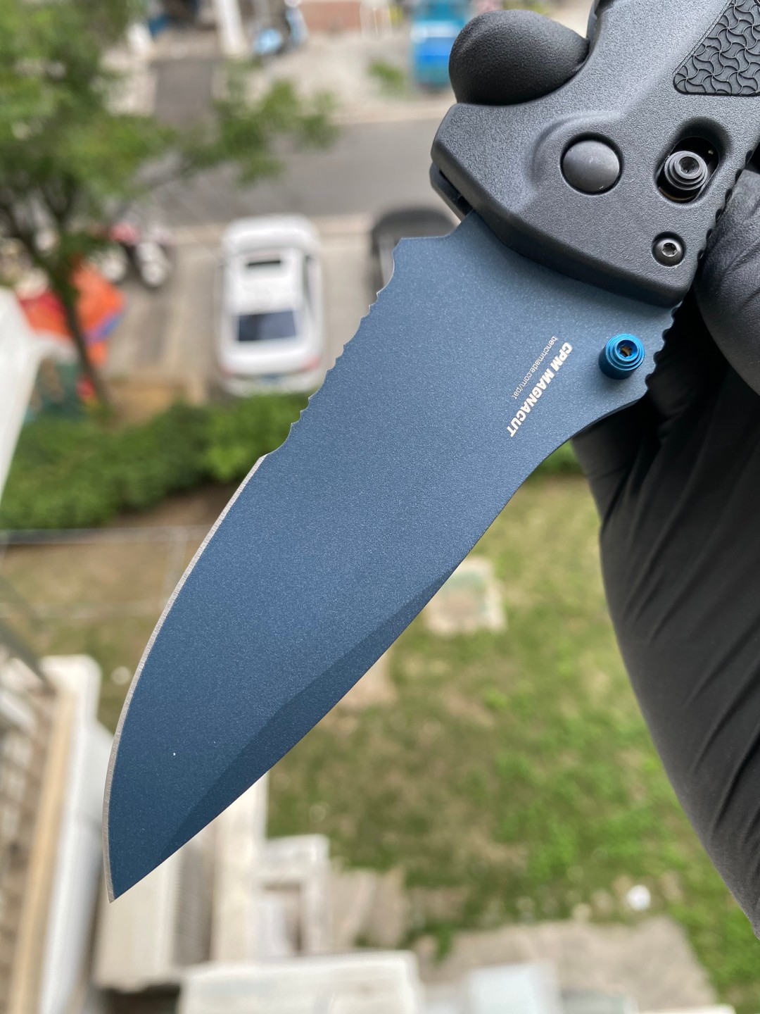 Benchmade Water Adira AXIS CPM-MagnaCut钢 Grivory 手柄 18060SBT-01  蓝色 2149