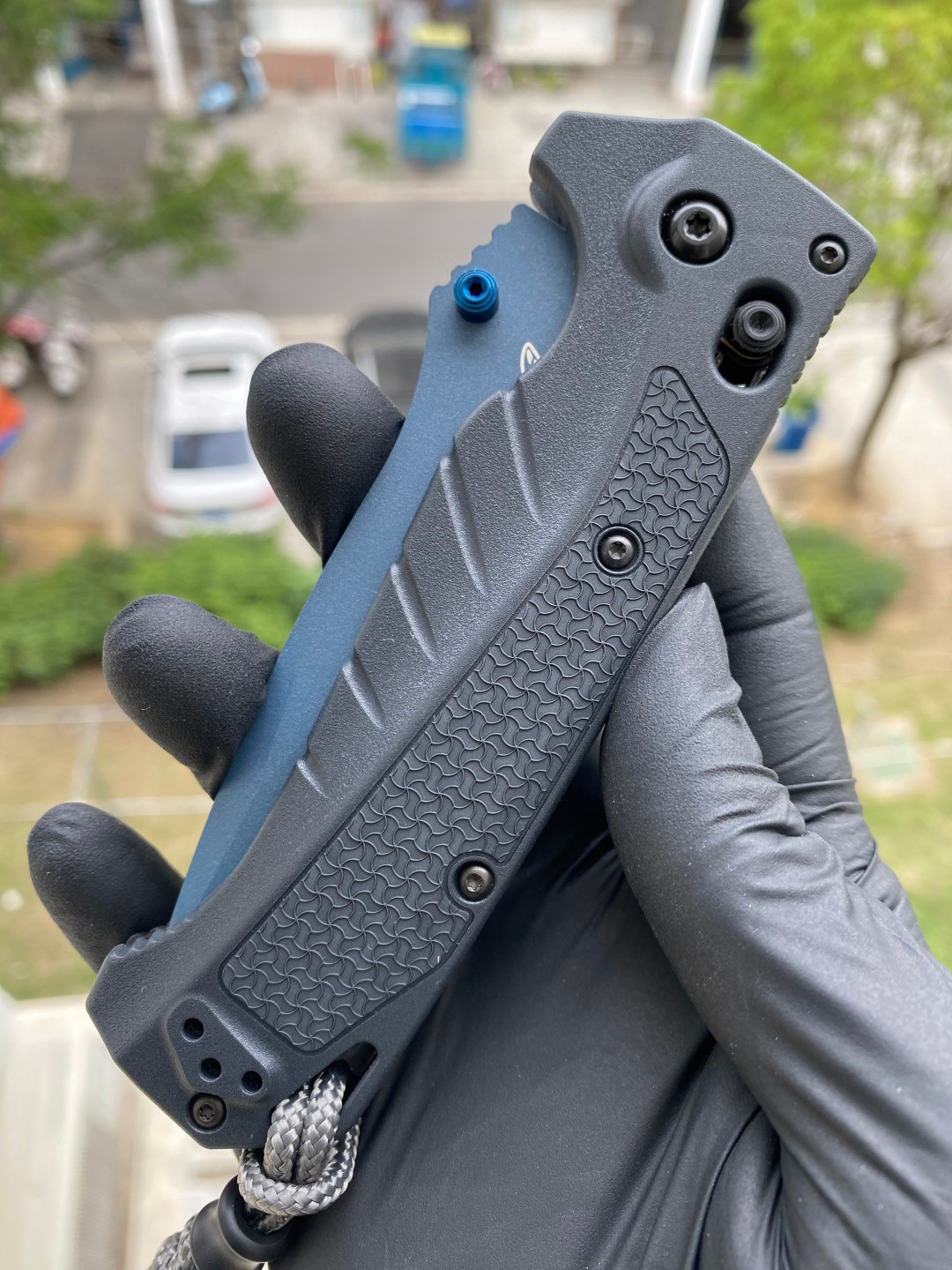 Benchmade Water Adira AXIS CPM-MagnaCut钢 Grivory 手柄 18060SBT-01  蓝色 2149