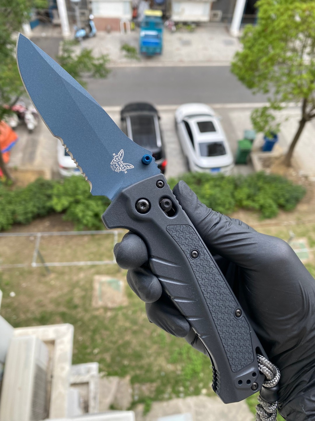 Benchmade Water Adira AXIS CPM-MagnaCut钢 Grivory 手柄 18060SBT-01  蓝色 2149