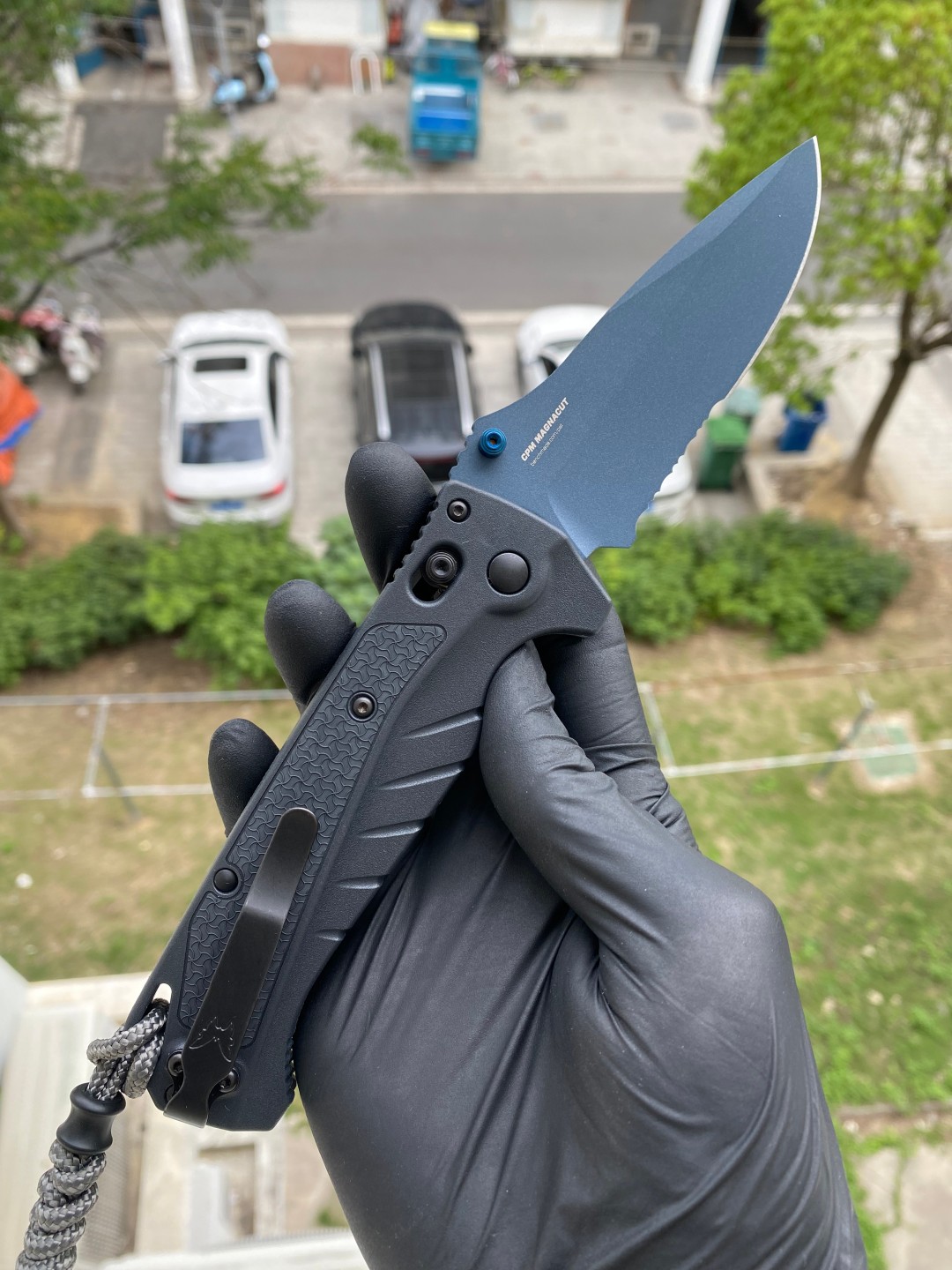 Benchmade Water Adira AXIS CPM-MagnaCut钢 Grivory 手柄 18060SBT-01  蓝色 2149