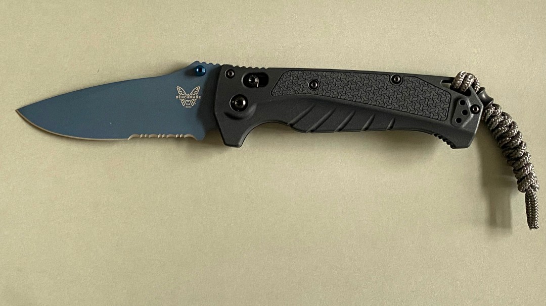 Benchmade Water Adira AXIS CPM-MagnaCut钢 Grivory 手柄 18060SBT-01  蓝色 2149