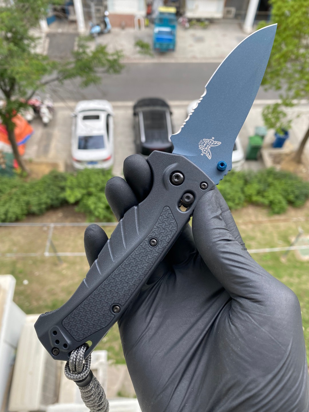 Benchmade Water Adira AXIS CPM-MagnaCut钢 Grivory 手柄 18060SBT-01  蓝色 2149