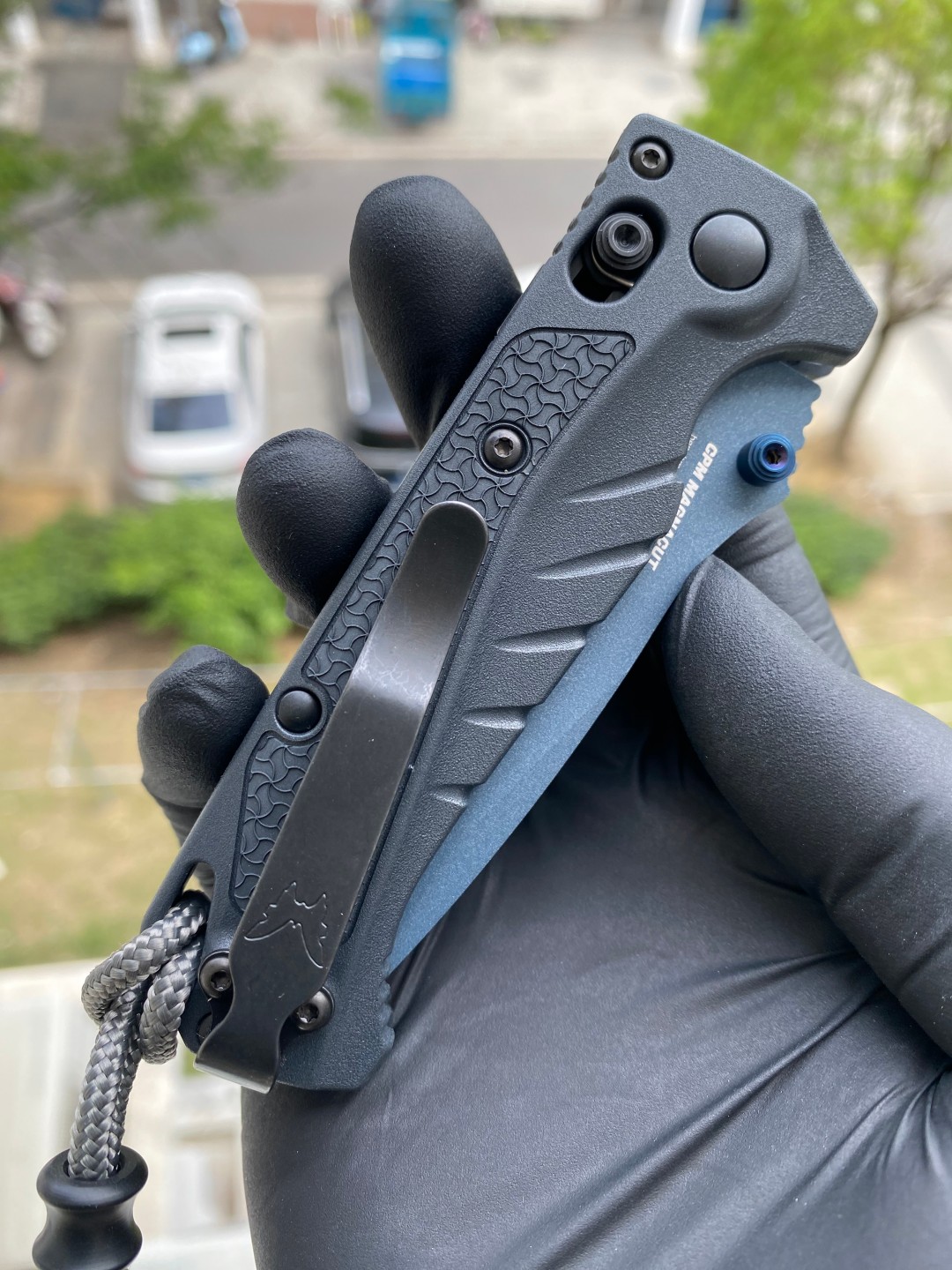 Benchmade Water mini Adira AXIS CPM-MagnaCut钢 Grivory 手柄 蓝色 18065BT-01 1999