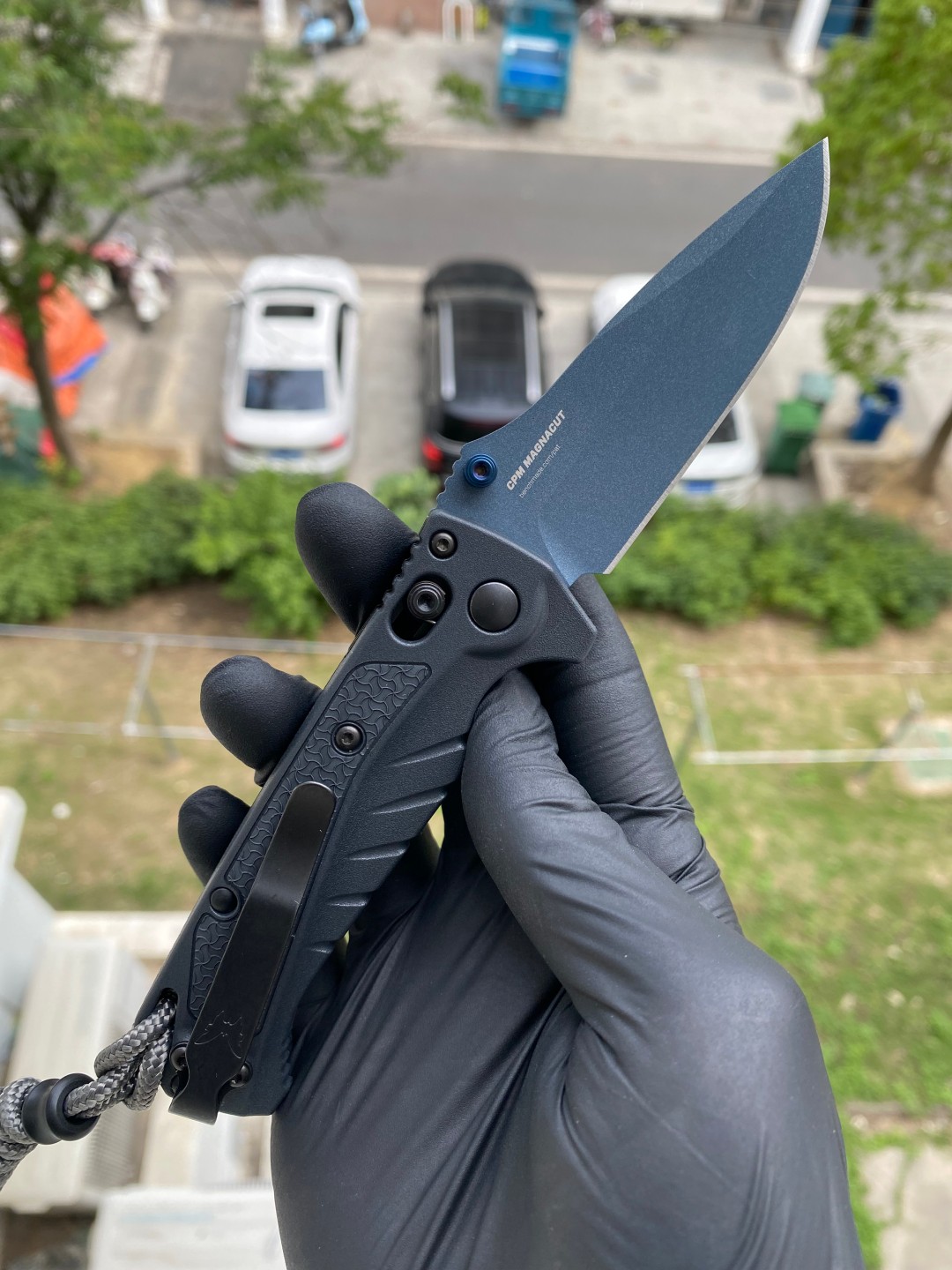 Benchmade Water mini Adira AXIS CPM-MagnaCut钢 Grivory 手柄 蓝色 18065BT-01 1999