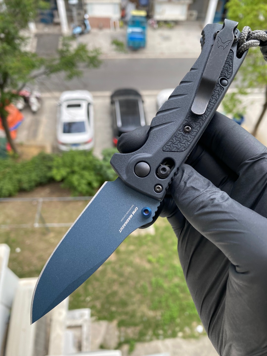 Benchmade Water mini Adira AXIS CPM-MagnaCut钢 Grivory 手柄 蓝色 18065BT-01 1999