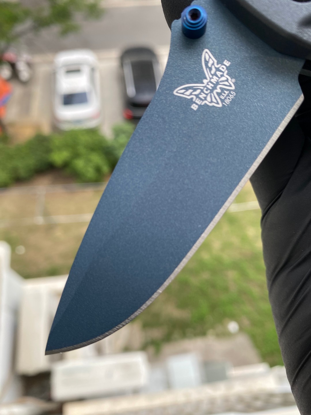 Benchmade Water mini Adira AXIS CPM-MagnaCut钢 Grivory 手柄 蓝色 18065BT-01 1999