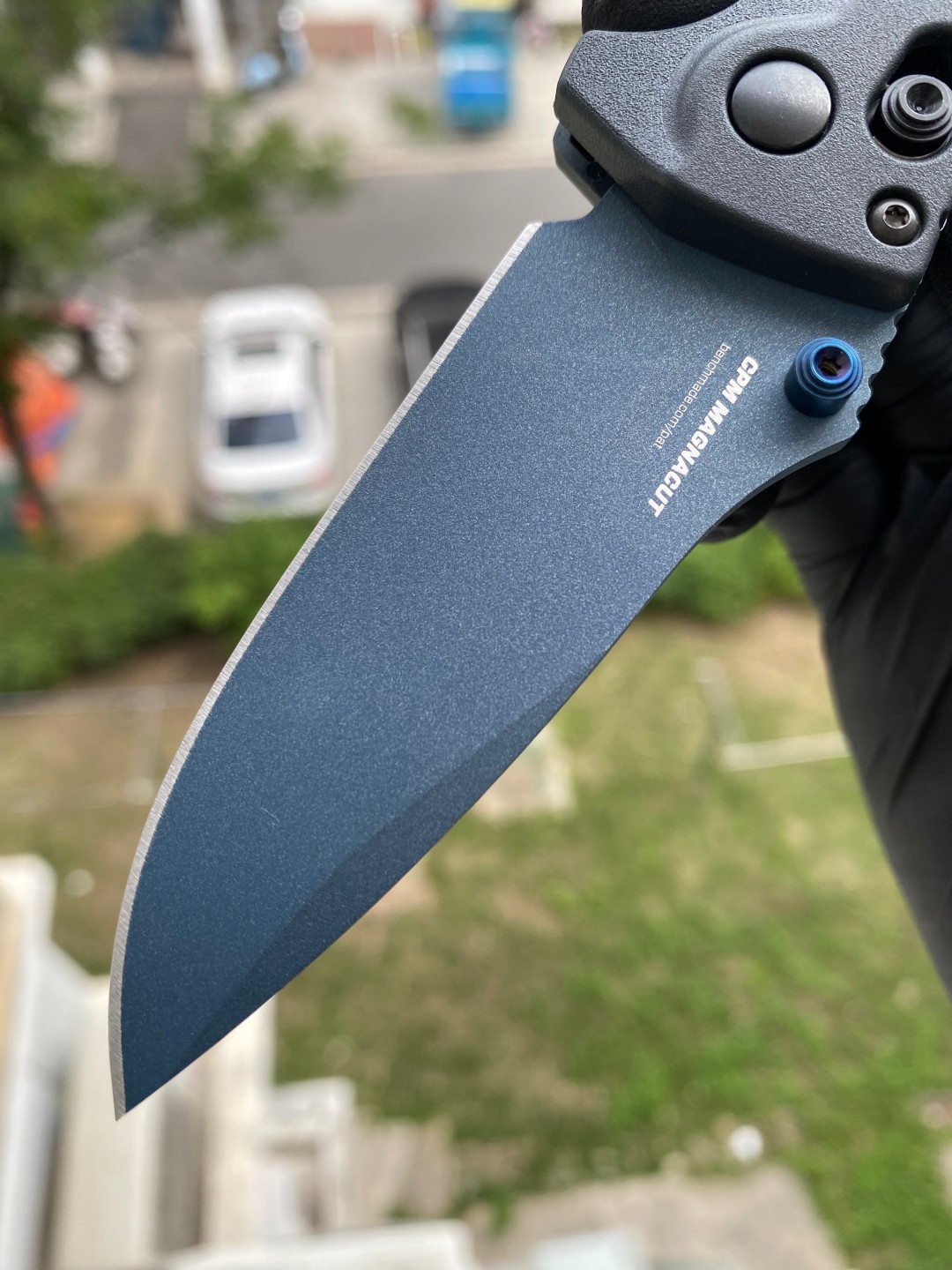 Benchmade Water mini Adira AXIS CPM-MagnaCut钢 Grivory 手柄 蓝色 18065BT-01 1999