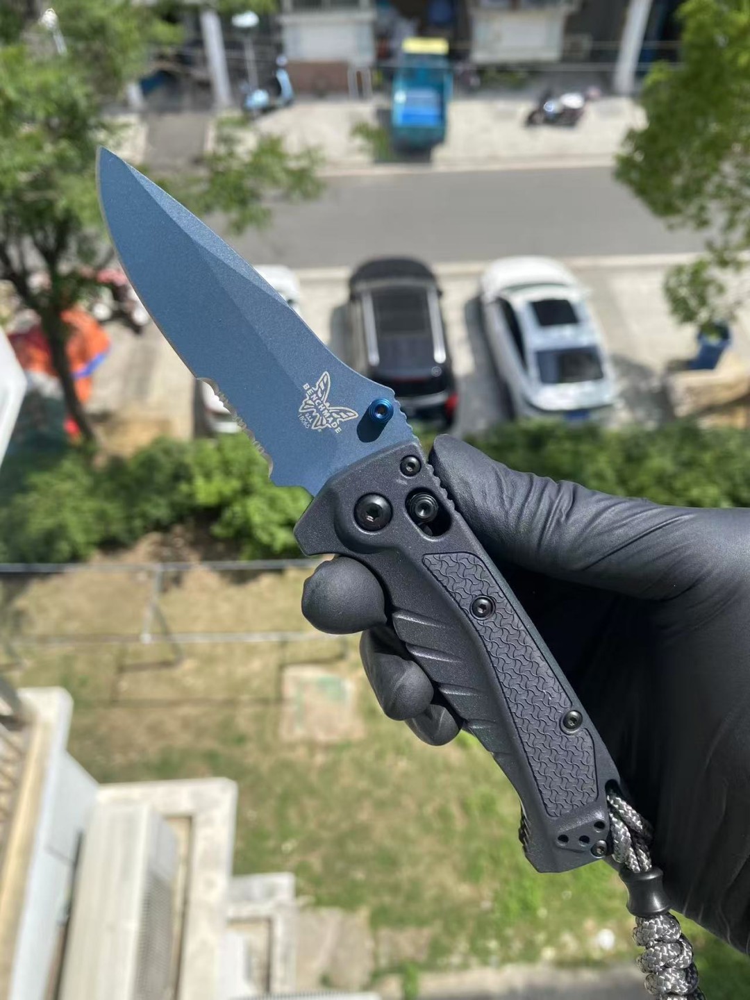 Benchmade Water mini Adira AXIS CPM-MagnaCut钢 Grivory 手柄 蓝色 18065SBT-01 1999