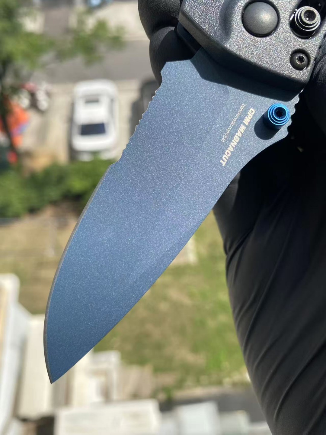 Benchmade Water mini Adira AXIS CPM-MagnaCut钢 Grivory 手柄 蓝色 18065SBT-01 1999