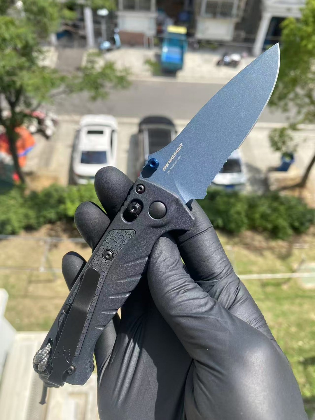 Benchmade Water mini Adira AXIS CPM-MagnaCut钢 Grivory 手柄 蓝色 18065SBT-01 1999