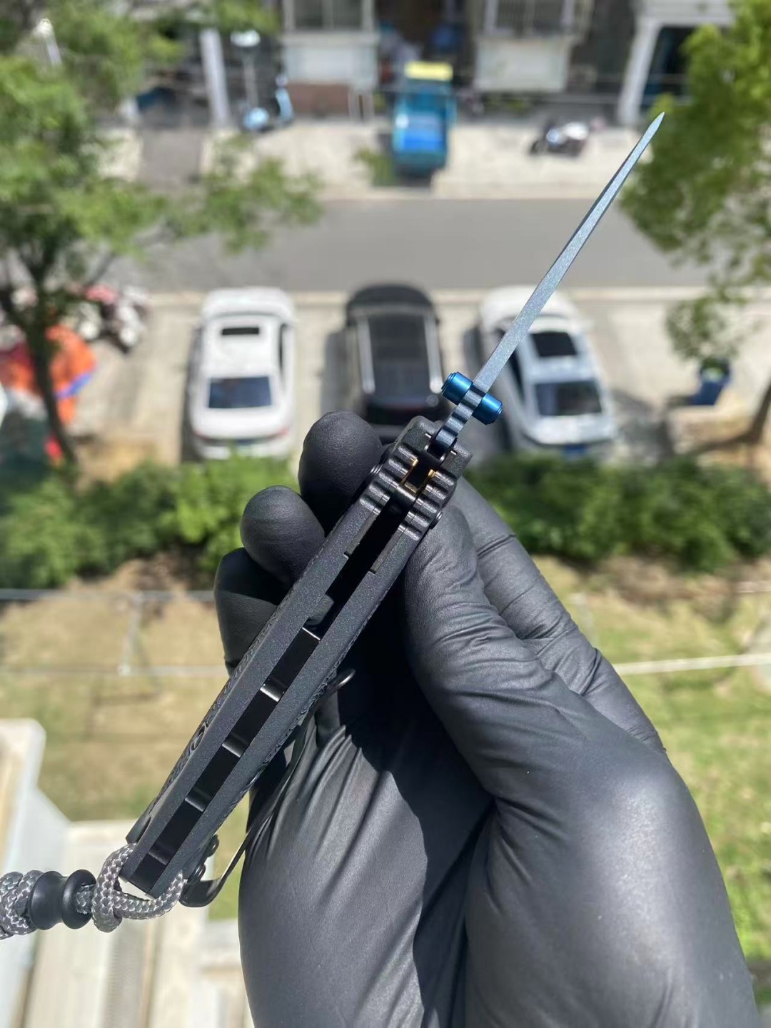 Benchmade Water mini Adira AXIS CPM-MagnaCut钢 Grivory 手柄 蓝色 18065SBT-01 1999