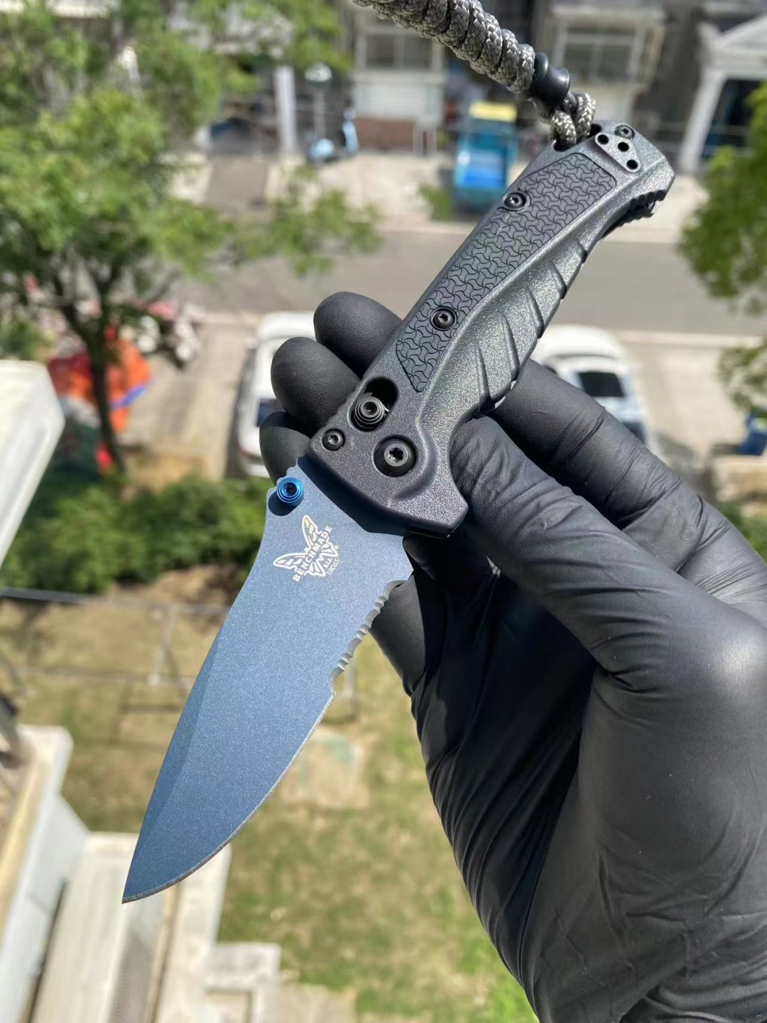 Benchmade Water mini Adira AXIS CPM-MagnaCut钢 Grivory 手柄 蓝色 18065SBT-01 1999