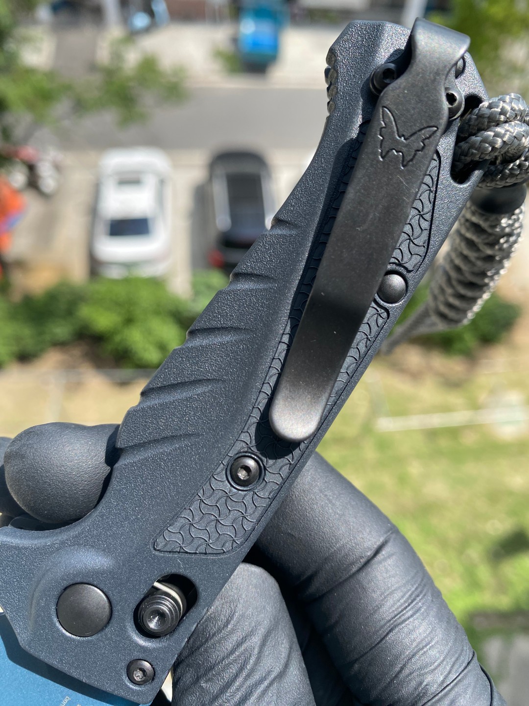 Benchmade Water mini Adira AXIS CPM-MagnaCut钢 Grivory 手柄 蓝色 18065SBT-01 1999