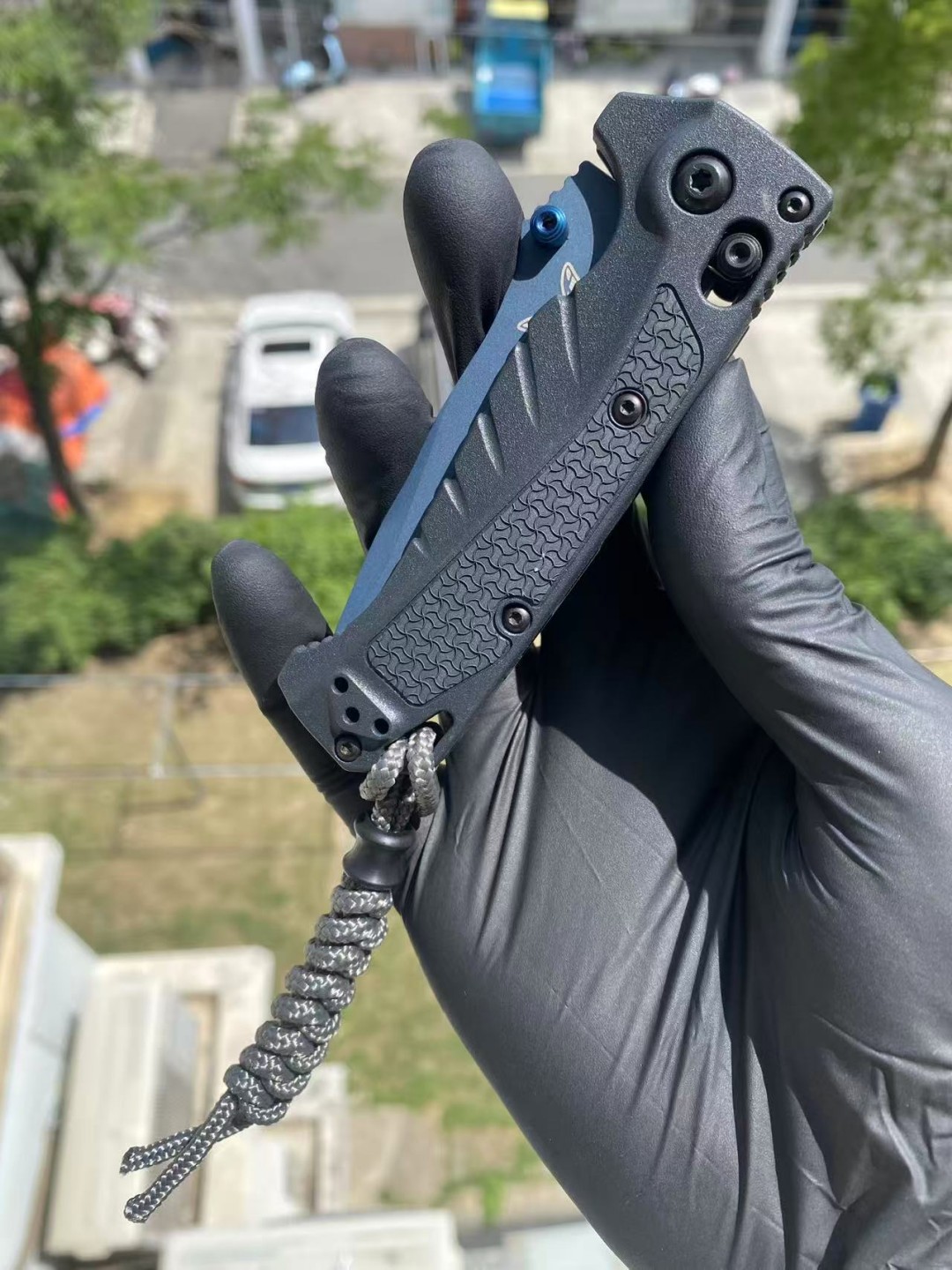 Benchmade Water mini Adira AXIS CPM-MagnaCut钢 Grivory 手柄 蓝色 18065SBT-01 1999