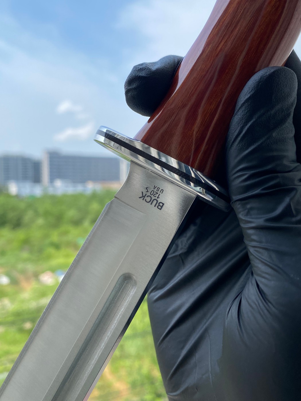 Buck knives 420HC钢 黄檀木柄 0120CCS1-B 棕色 1350