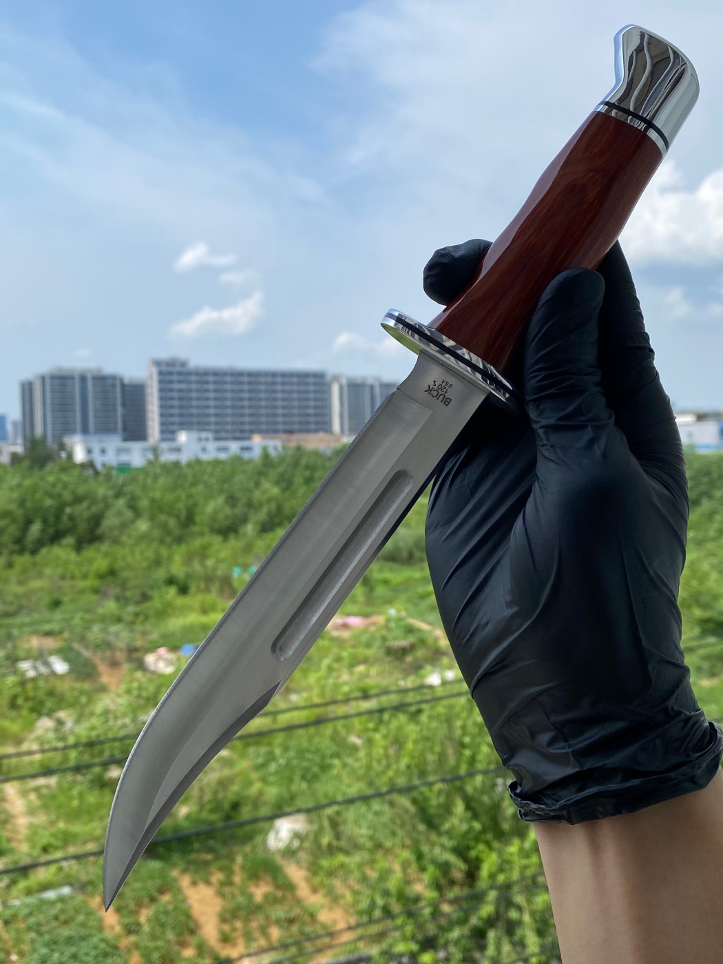 Buck knives 420HC钢 黄檀木柄 0120CCS1-B 棕色 1350