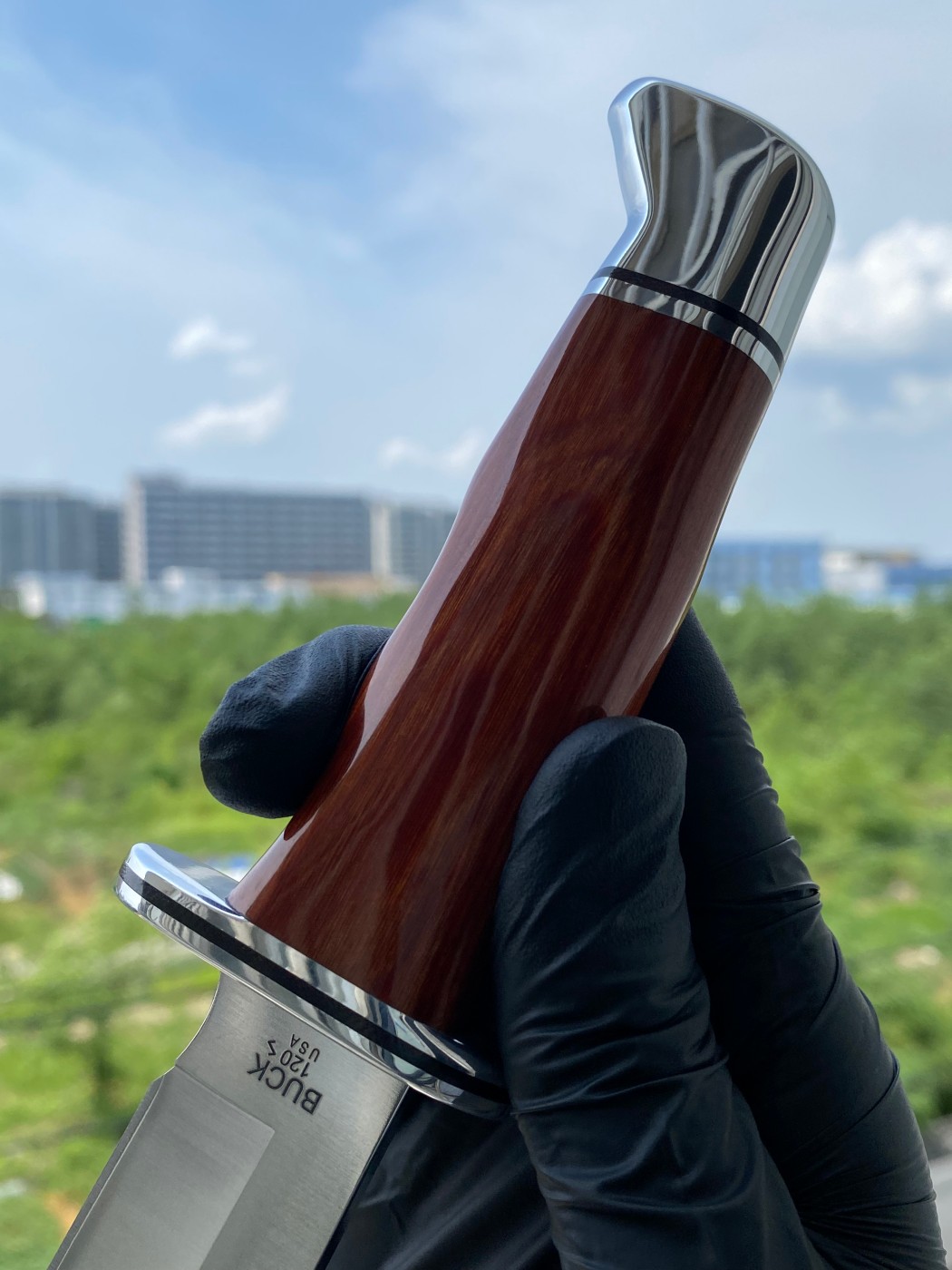 Buck knives 420HC钢 黄檀木柄 0120CCS1-B 棕色 1350