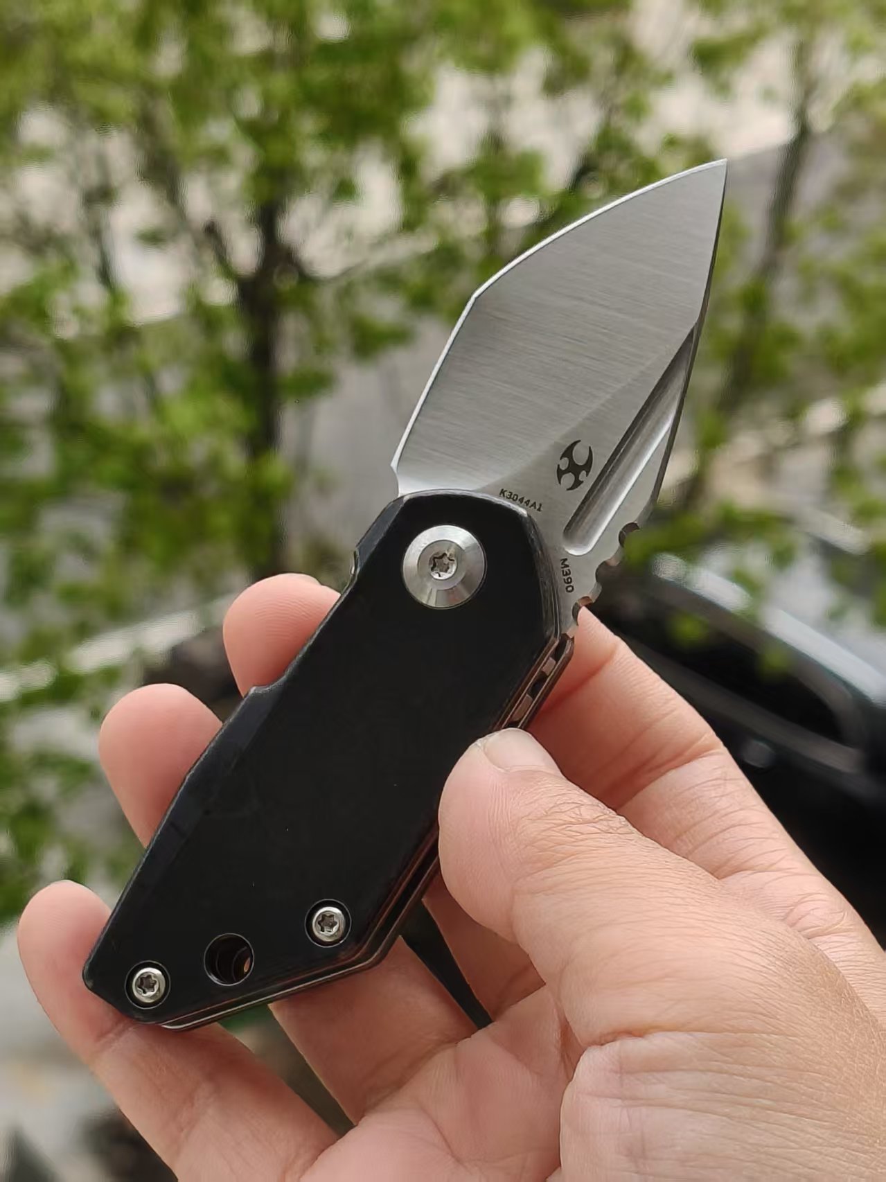 【售完】Kansept Knives RIO M390钢 钛柄 K3044A1 黑色 原价1080 特惠580