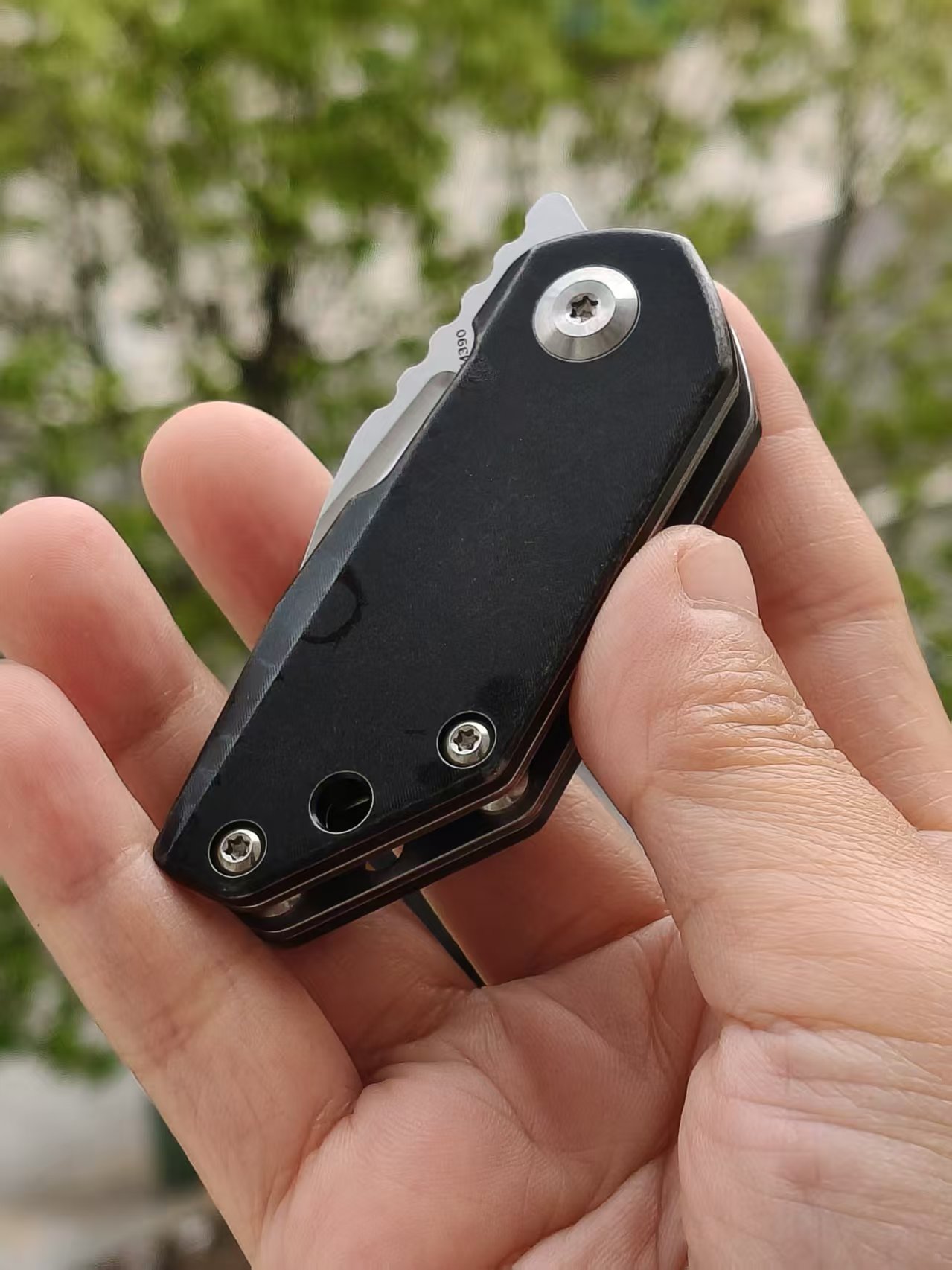 【售完】Kansept Knives RIO M390钢 钛柄 K3044A1 黑色 原价1080 特惠580