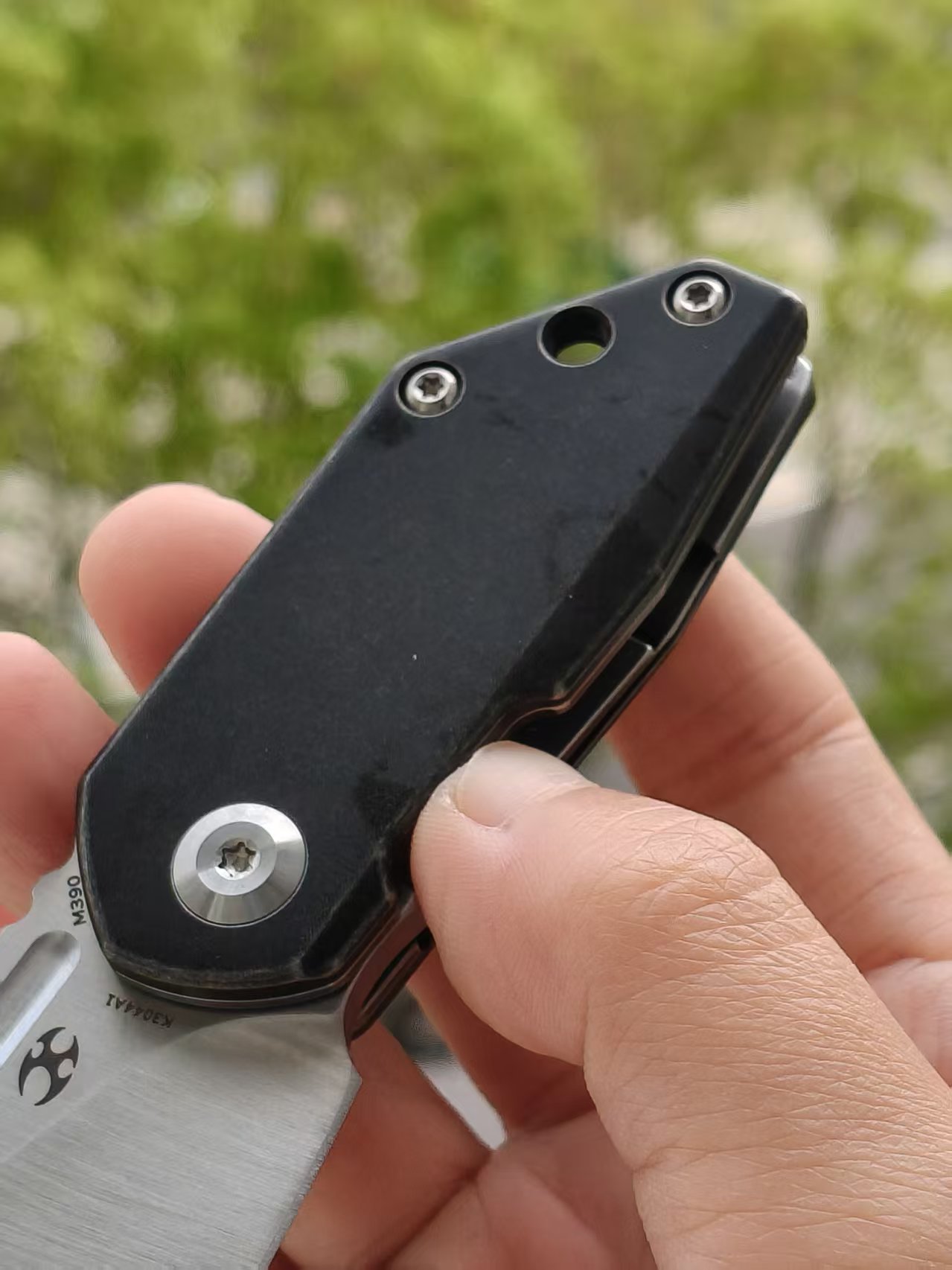 【售完】Kansept Knives RIO M390钢 钛柄 K3044A1 黑色 原价1080 特惠580
