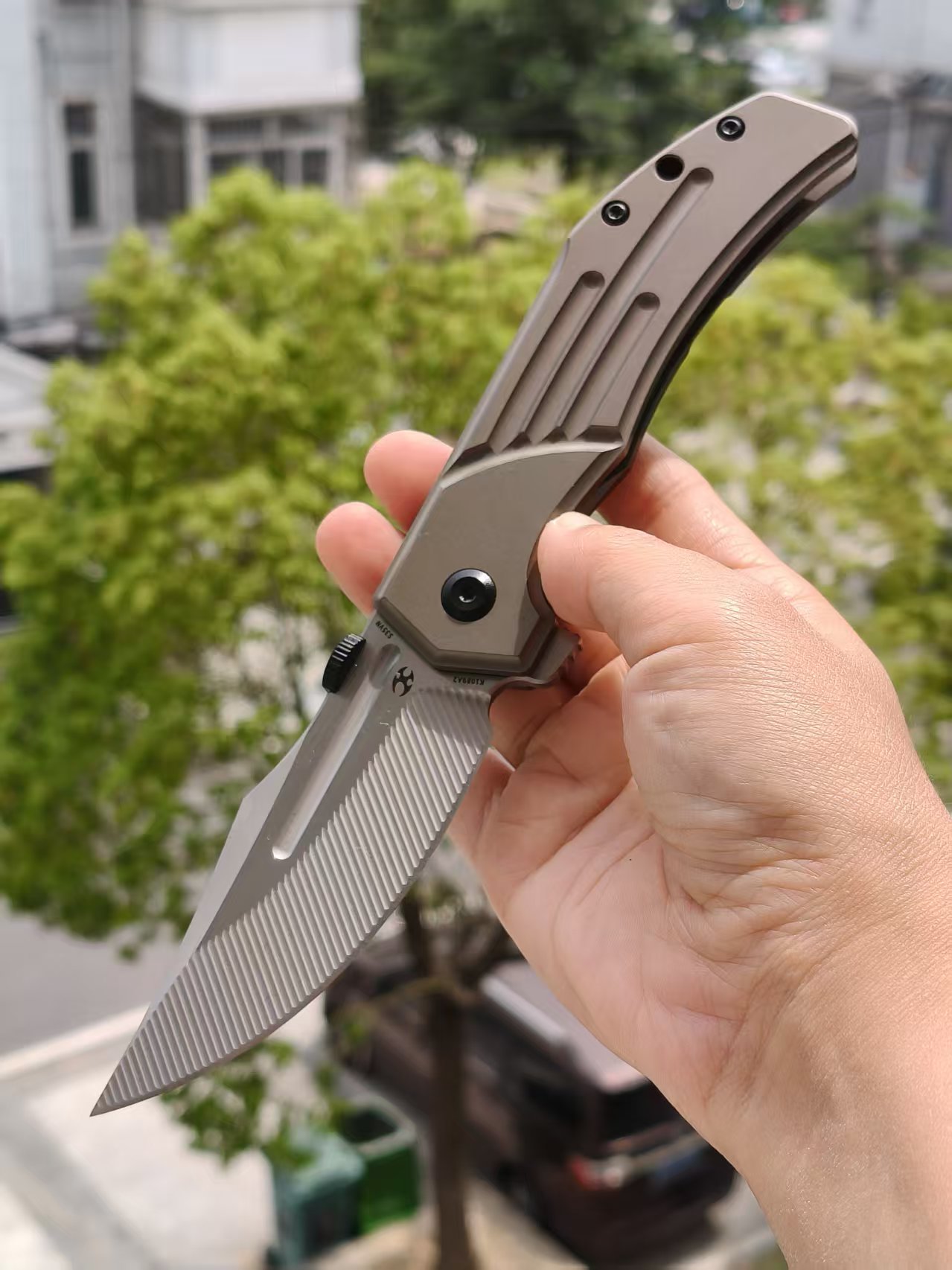 Kansept Orion S35VN钢 钛柄 K1089A2 原价1400 特惠价998 瑕疵版本