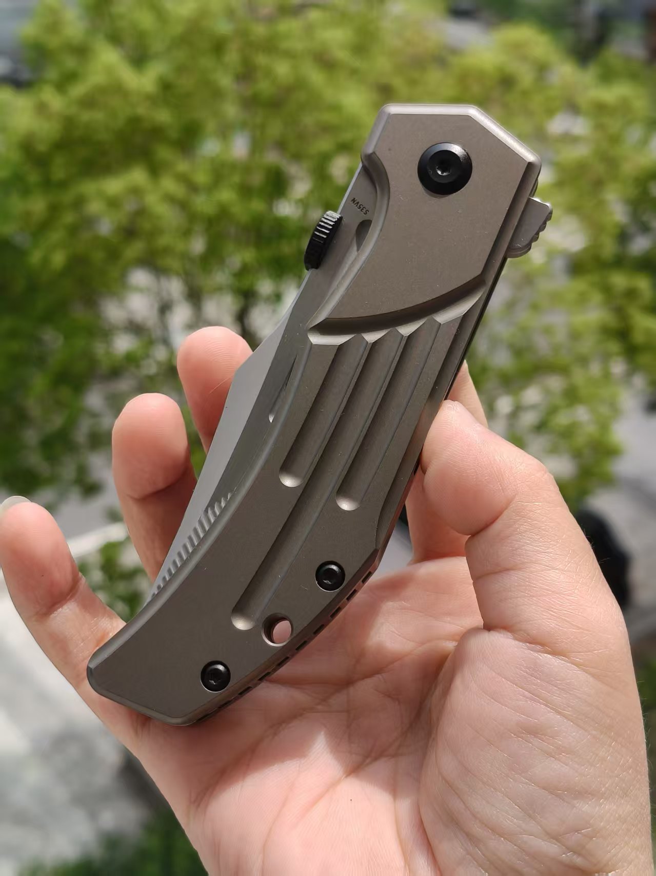 Kansept Orion S35VN钢 钛柄 K1089A2 原价1400 特惠价998 瑕疵版本