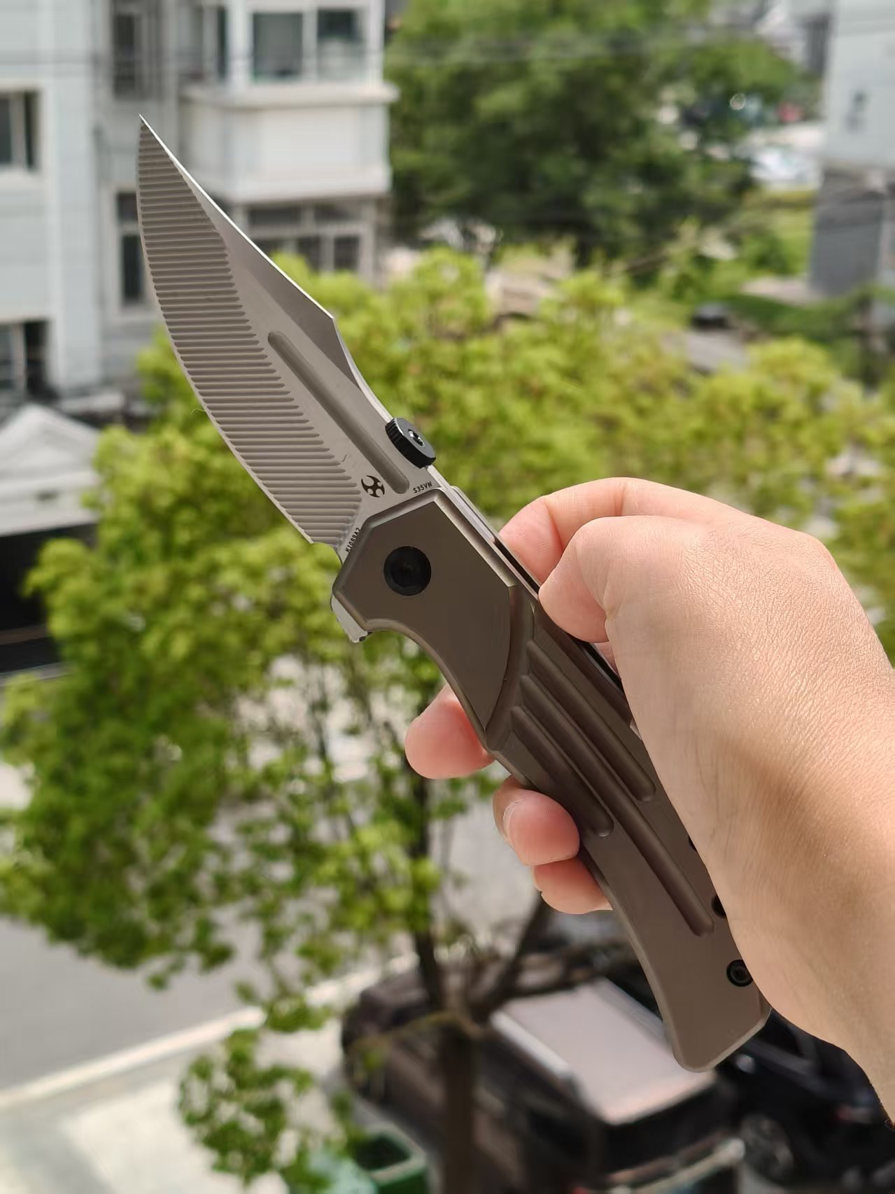 Kansept Orion S35VN钢 钛柄 K1089A2 原价1400 特惠价998 瑕疵版本