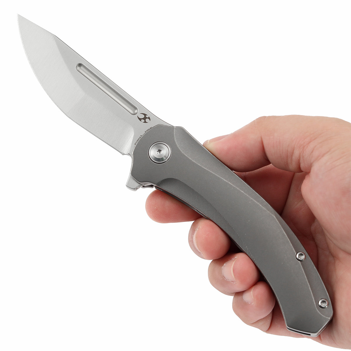 KANSEPT Hira CPM S35VN钢 钛手柄 K1090A3 钛灰色 1400