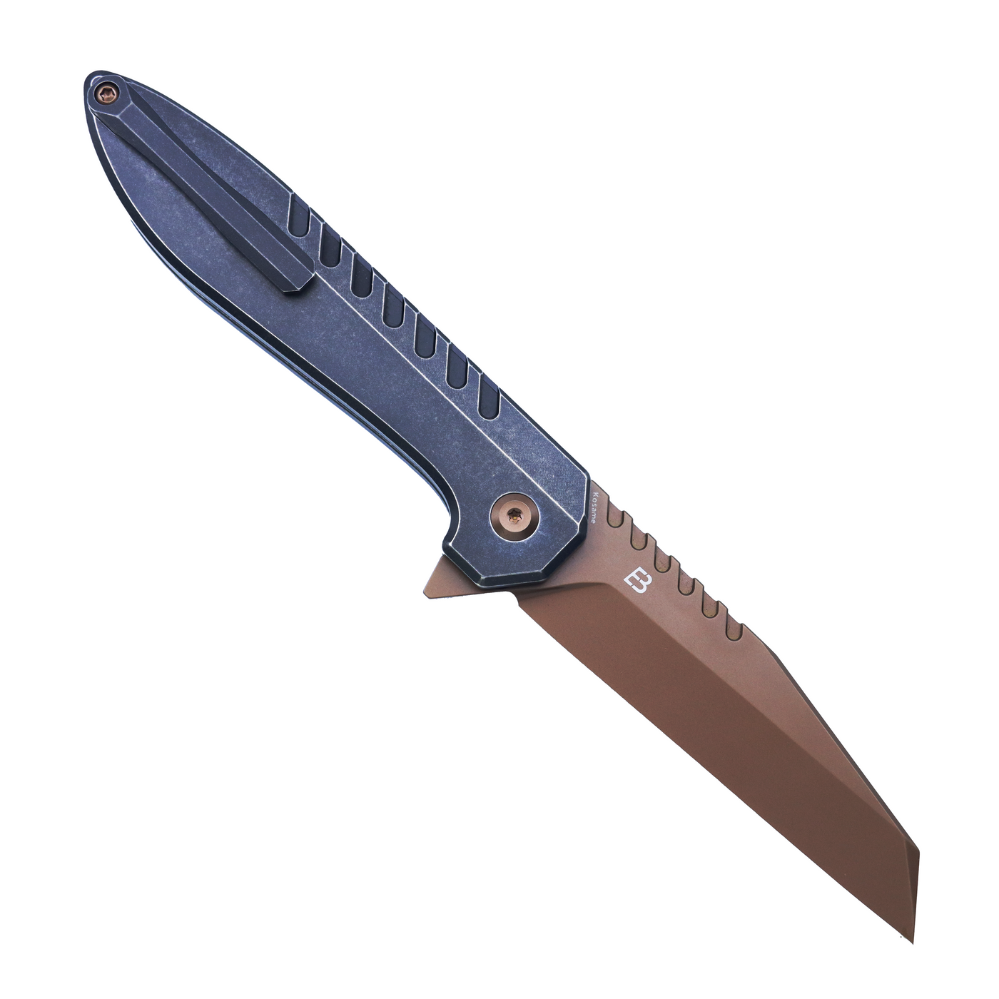 KANSEPT Kosame 154CM钢 钛手柄 T1093F7 沙色+黑色 800