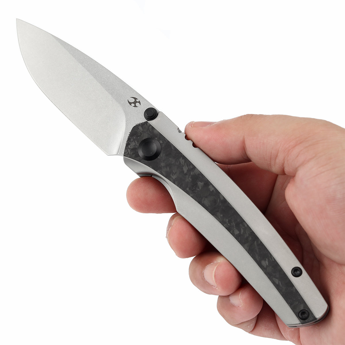 KANSEPT Raven CPM 20CV钢 钛+碳纤维手柄 K2109A2 黑色 1200