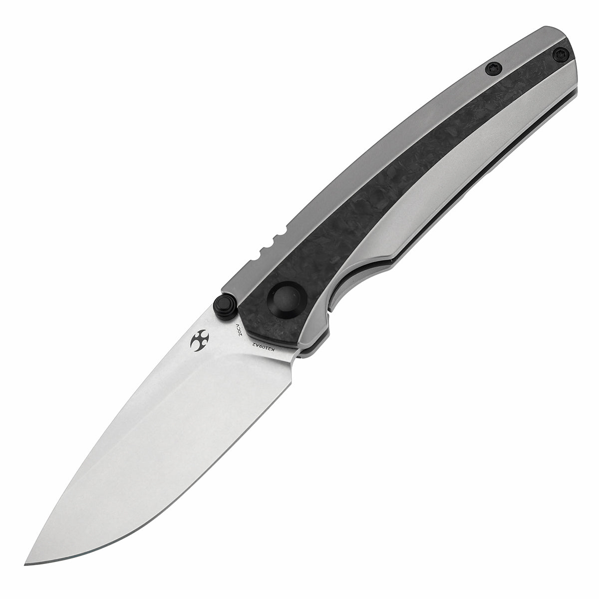 KANSEPT Raven CPM 20CV钢 钛+碳纤维手柄 K2109A2 黑色 1200