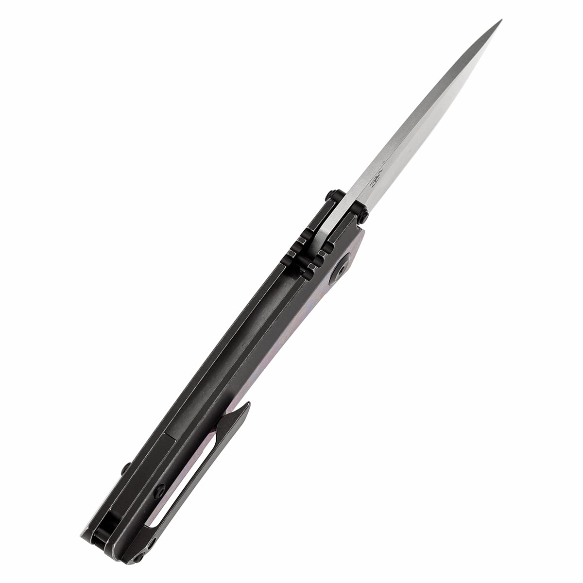 KANSEPT Raven CPM 20CV钢 钛+碳纤维手柄 K2109A5 黑蓝色 1800