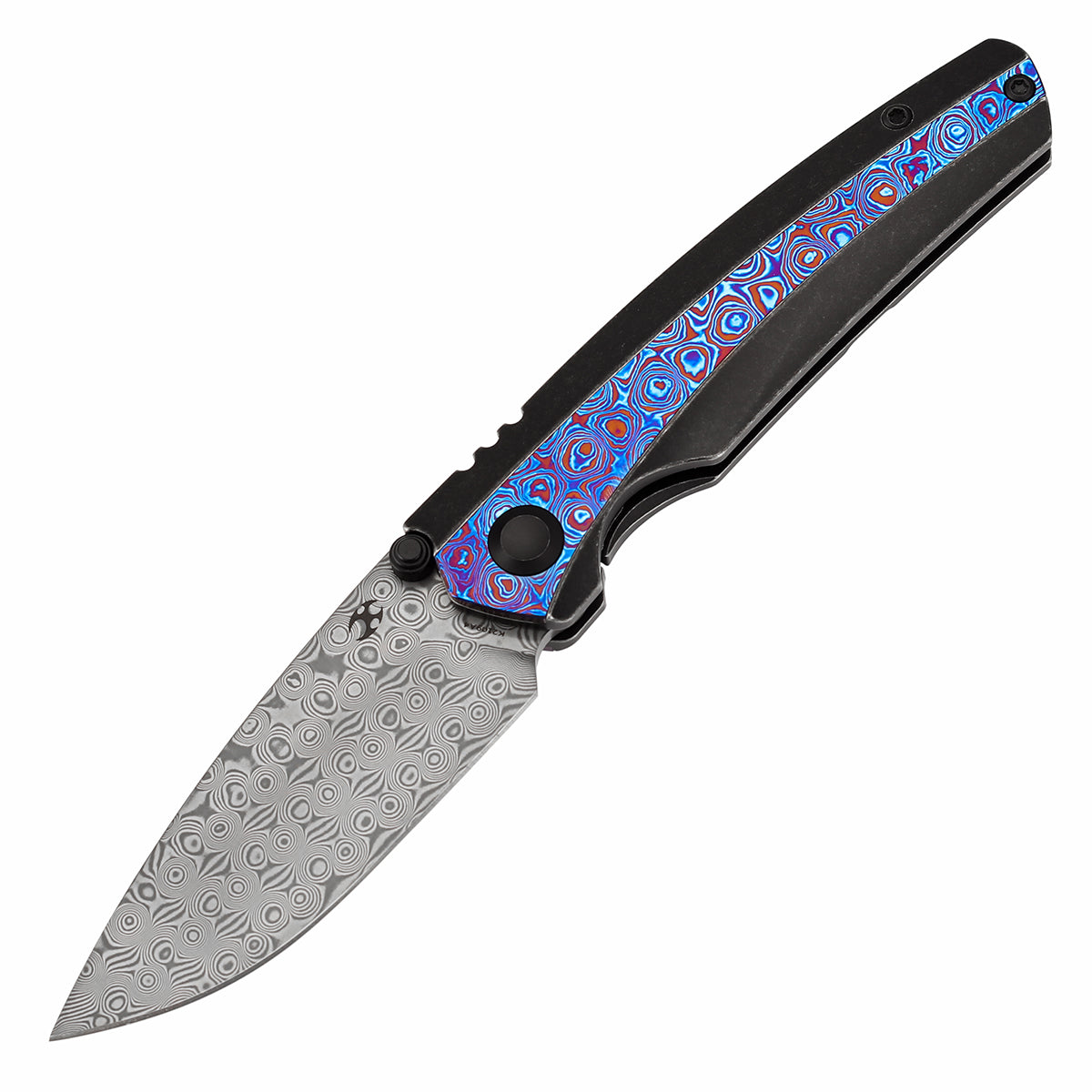 KANSEPT Raven 大马士革钢 钛+Timascus手柄 K2109A4 黑色 1800