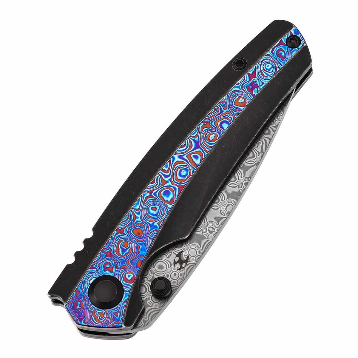 KANSEPT Raven 大马士革钢 钛+Timascus手柄 K2109A4 黑色 1800