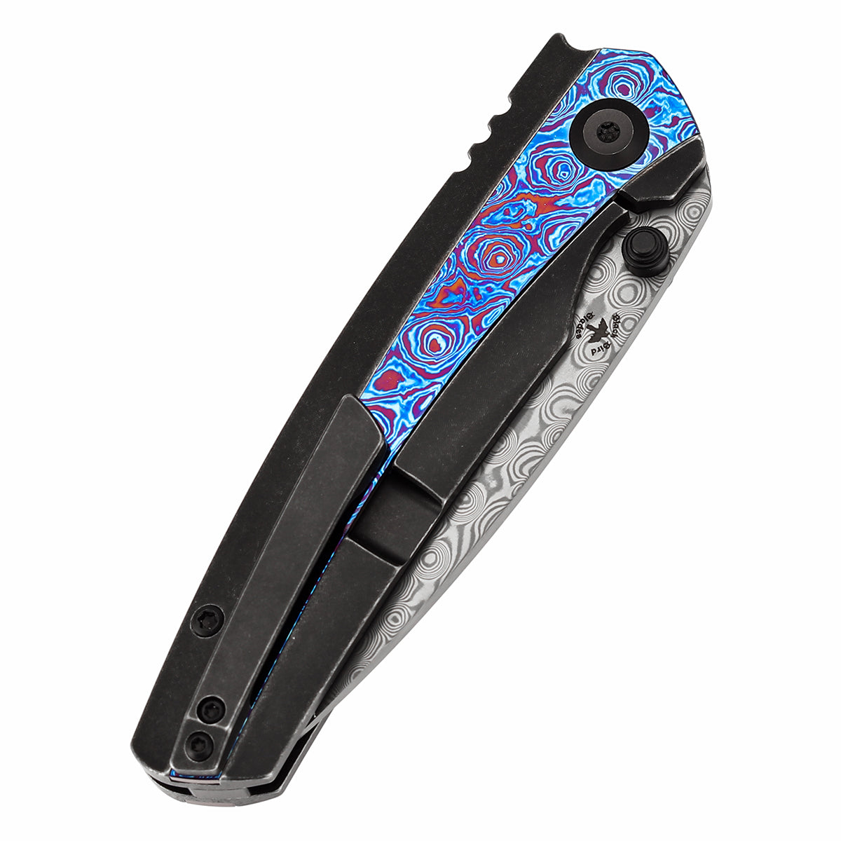 KANSEPT Raven 大马士革钢 钛+Timascus手柄 K2109A4 黑色 1800